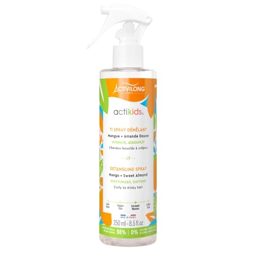 Activilong Actikids Detangling Spray – Effortless Tangle-Free Hair with Gentle Care! – Enriched with Organic Sweet Almond Oil and Mango Butter – No More Knots, No More Tears! – 250 ml. image 2