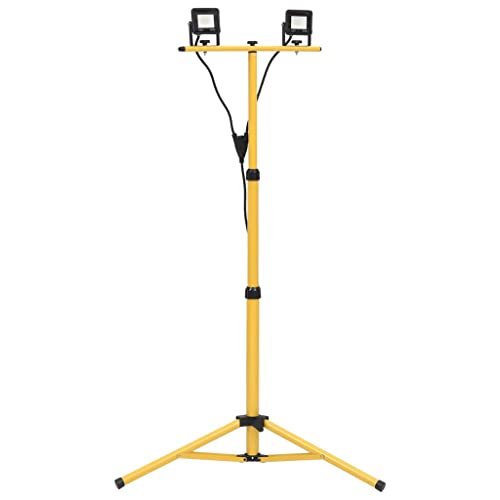 Vetnasa Foco LED con trípode 2x10 W frío Casa y jardín, Iluminación, Focos y reflectores Negro 3,05 KG