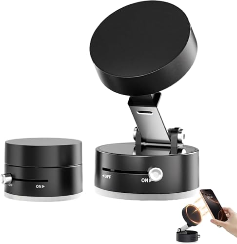enseak Soporte movil woolcar,Vacuum Suction Magnetic Phone Stand,Magnetic Car Suction Cup Holder, 2025 New Universal Phone Mount,Foldable Portable Vacuum Magnetic Cell Phone Holder