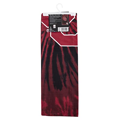 Image of Northwest NCAA Oklahoma Sooners Unisex-Adult Beach Towel, 30 inch x 60 inch, Psychedelic