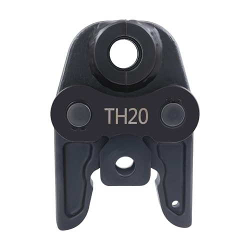 awolsrgiop Pinza de presión TH20 para tubos de aluminio y plástico, alicates de prensado de acero con proceso de ennegrecimiento, compatible con sistemas de tuberías multicapa, ideal para construcción
