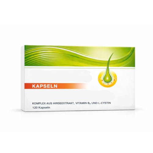 Hair Capsules with Nutrients for the Hair Roots 120 capsules for Hormonal Hereditary Hair Loss and Hair Growth Disorders (Packaging may vary)