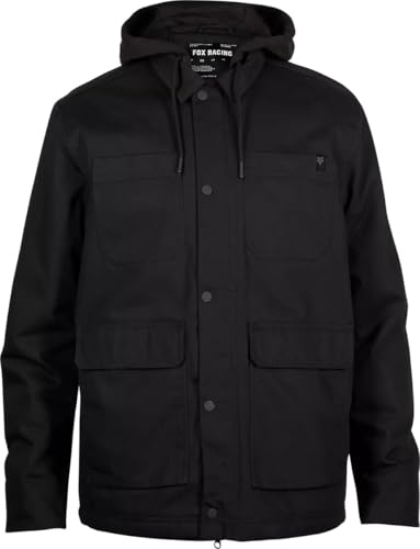 Veste Fox Mercer noir L : blouson pour homme ajusté au style urbain