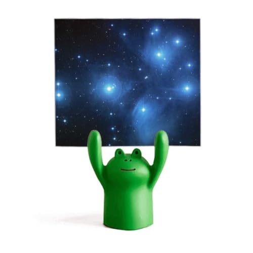 Porte-mémo grenouille étoiles bleues idée cadeau de bureau