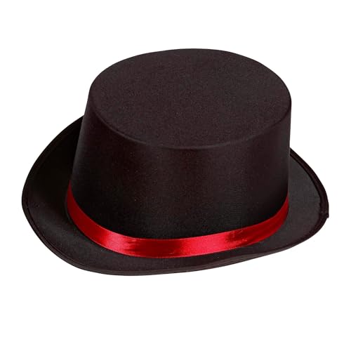 W WIDMANN MILANO Party Fashion - Widmann 09782 - Directeur de cirque cylindre noir chapeau accessoire carnaval fête à thème
