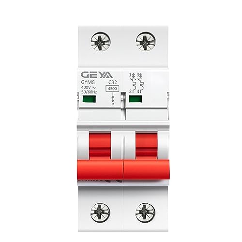 Disjoncteur MCB phase neutre 2P protection tableau 32A 40A