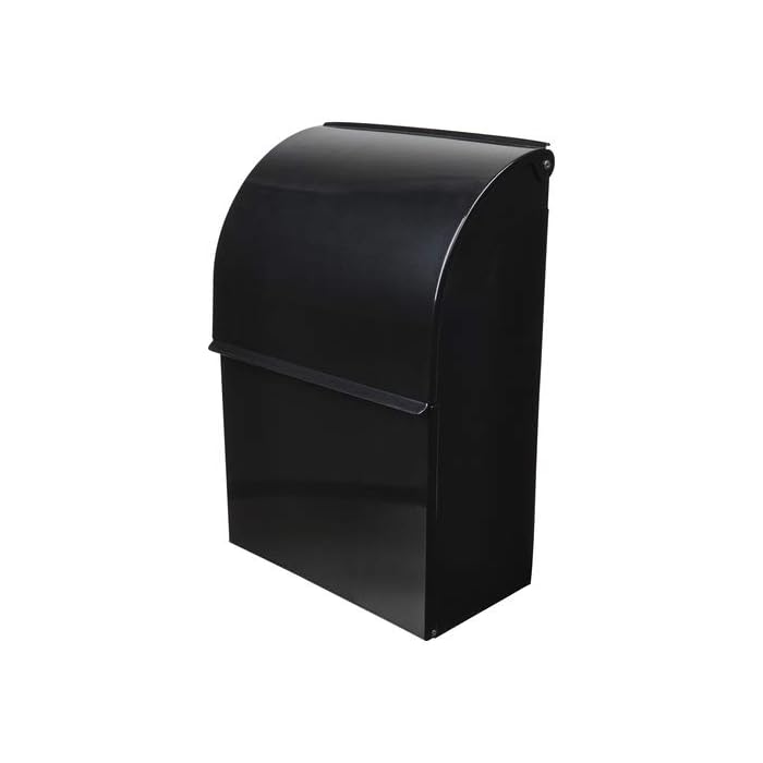 Buy Clas Ohlson ® Letter Box Large Lockable Flip Lid Wall Mounted