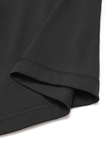 CRZ YOGA Womens ButterLuxe Biker Shorts 6 Inches - High Waist Workout Athletic Running Spandex Yoga Shorts Black M