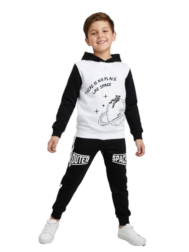 Image of POLKA TOTS 100% Cotton Full Sleeve Co-Ord Joggers for Kids | Winter Wear for Kids, Toddler & New born | Cozy Sweatshirt & Joggers, Baby Dress for Boys & Girls | Warm Clothes from 6 Months to 8 Years