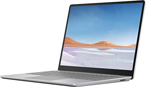 2022 Microsoft Surface Laptop Go 12.4" Touchscreen, Intel Core I5-1035G1 Processor, Up To 13Hr Battery Life, Wifi, Webcam, Windows 11 Pro, Platinum Silver (4Gb Ram | 256Gb Ssd) #TOP1