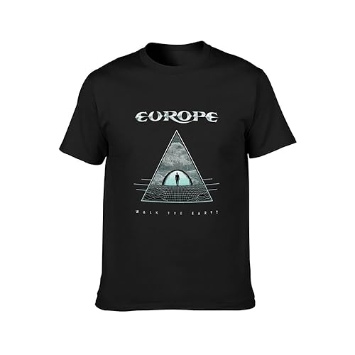 Image of Europe Walk The Earth Album Rock T-Shirt Black M