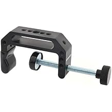 CAMVATE Extended Size C Clamp with 1/4" & 3/8" Mounting Points For Photographic Accessories - 2594
