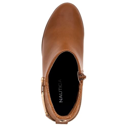 Nautica Kids Girls Ankle Bootie With Side Buckle and Zipper, Dress Boot -For Youth & Toddler (Toddler/Little/Big Kids)4