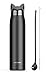 Bicchiere da 320 ml per gatti con tappo versabile a prova di perdite, in acciaio inox, a doppia parete, isolato sottovuoto, per bambini, donne, amanti dei gatti, regalo (320 ml)