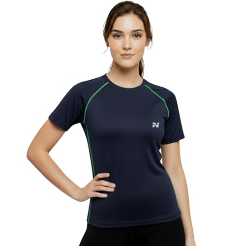 Image of NINQ Women's Long Sleeve Compression T-Shirt for Gym, Running, Yoga & Sports Wear