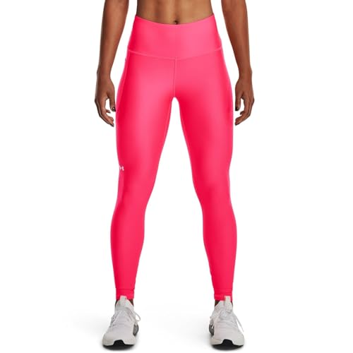 Image of Under Armour Womens HeatGear Armour High Waisted Pocketed No-Slip Leggings