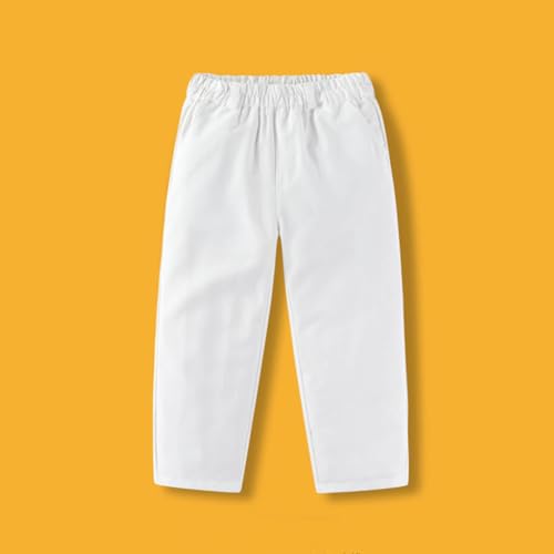 Boys School Uniform Pants Stretch Flat Front Dress Pants Athletic Casual Pant Chino Twill Adjustable Waist Trousers3