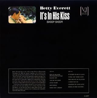 BETTY EVERETT - It's In His Kiss (Shoop-Shoop) - CD