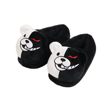 Groydbna Unisex Adult Slippers Anime Cute Plush Anti Slip Loafers Shoes Cover