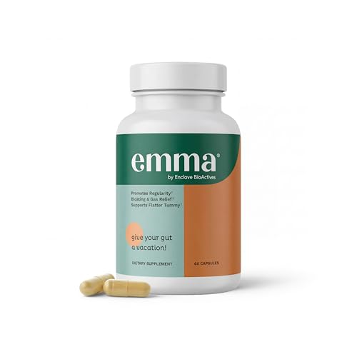 Emma Gut Health Relief Supplement, Doctor Endorsed Formula for Women & Men, Leaky Gut & Digestive...