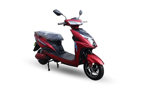 MIOOX Electric Scooter Adult 48V 30AH Lithium Battery Red - Image 3