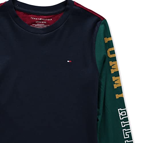 Tommy Hilfiger Boys' Long Sleeve Colorblock T-Shirt #TOP28