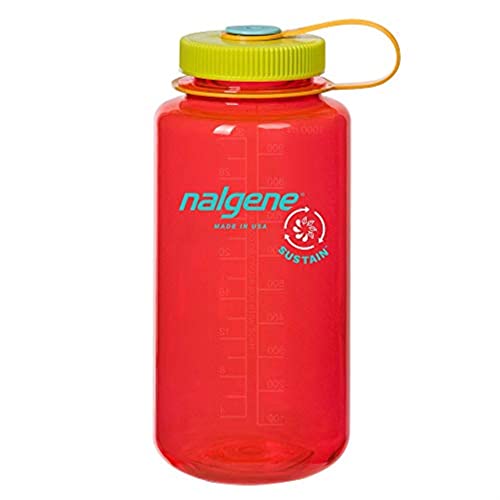Image of Nalgene 32 oz Wide Mouth Water Bottle | BPA-Free, Durable & Leak Proof, Lightweight Bottle for Hiking & Gym, Work & Travel
