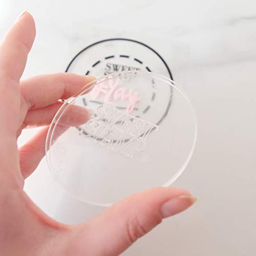 Sweet Stamp by AmyCakes Round PickUpPad for Embossing Cakes and Cupcakes