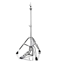 Vaisoeny Hi-Hat-Ständer, stativunterstützung, höhenverstellbar von 23,6 bis 39,3, doppelstrebiger High-Hat-Ständer mit verbreiterten, rutschfesten Gummifüßen (V-CC-VZ10)