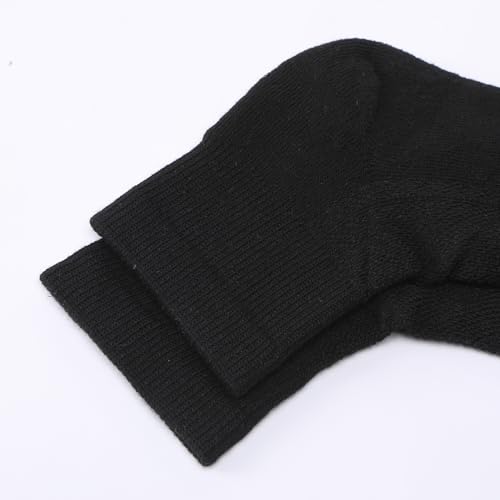 3-Pack 's Breathable Mesh Socks, Soft Cotton Blend Cushioned Ankle Socks for Everyday and Sports Wear3