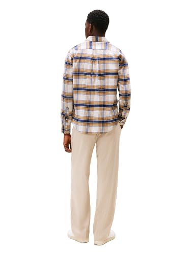 Image of Tommy Hilfiger Men's Long Sleeve Oxford Shirts in Regular Fit, Men's Button Down Shirts, Also Available in Big and Tall