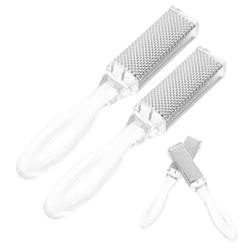 PACKOVE 4Piezas Removedores Exfoliadores Para Pies Herramientas De Cuidado Ergonómicas y Portátiles Para Eliminar Muerta y Durezas