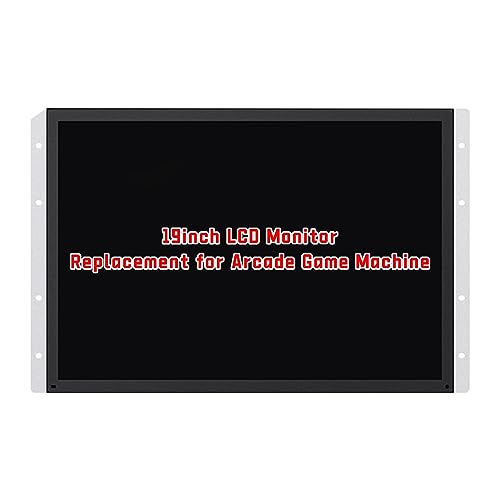 UNICO 19’’ Arcade Replacement Monitor, LCD Gaming Screen for HDMI/VGA/CG/EGA Retro Game Arcade (19inch)