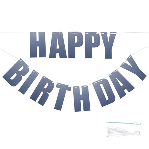 QUARKZMAN Cartel De Cumpleaños, 9.8 Pies Decoración Colgante Para Fiesta De Mujeres Fondo Decorativo Perla Azul Marino