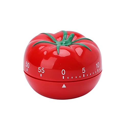Eieruhr Cartoon Timer Kreativer Küchentimer Mechanischer Küchenwerkzeug Tomaten Timer Eieruhr Kurzzeitmesser 60 Minute Timing Countdown mit Magnetischer Rückseit Alarm für Küche Kochen Backen Cover