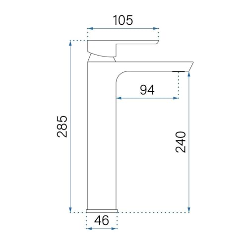 Robinet de lavabo Rea Argus doré pour moderniser une salle de bain familiale avec élégance