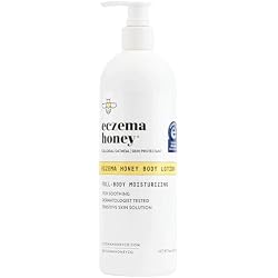 ECZEMA HONEY Oatmeal Body Lotion, Natural Dry Skin Repair (16 Oz) | Hand & Body Cream for Eczema Relief, Helps Psoriasis, Dermatitis, & More