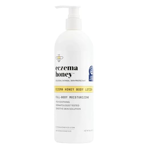 ECZEMA HONEY Oatmeal Body Lotion - Hand & Body Cream for Eczema Relief - Natural Dry Skin Repair (16 Oz)