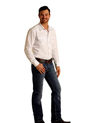 Rock & Roll Western Denim Jeans Mens 35 x 34 Dark Vintage M1R62022