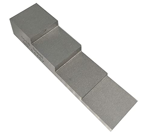Bloque de calibración ultrasónico 4 pasos 1018 acero miniatura 6