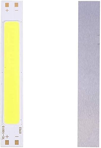 Miniatura 2 de Bettomshin 1 unids LED chip módulo tira 15 W aluminio cálido blanco 3000 K alta potencia 300ma para lámpara reflector 0.591x7.087 in