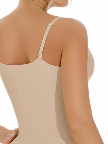 Artdear Women's Square Neck Tank Top Basic Spaghetti Straps Camisole Sexy Summer Cami Crop Tops Air Touch Fabric3