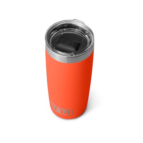 Image of YETI Rambler 10 oz Tumbler, Stainless Steel, Vacuum Insulated with MagSlider Lid, Papaya