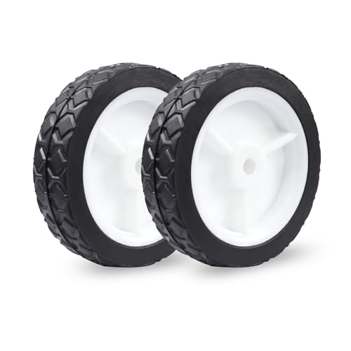 Zweipappel 2x Gummi Rad universal Ersatzrad 125mm per Wagen Stroller...