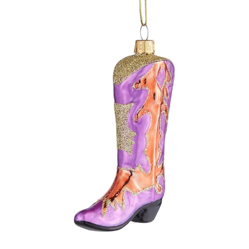 BUTLERS Hang ON Cowboy Boot Christbaumkugel 11 cm Glas | origineller...