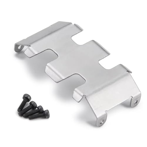 Plaque protection Axial SCX24 acier évite les blocages sur châssis Deadbolt RC