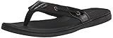 Sperry Women's Seafish Flip-Flop, Black Patent, 9.5