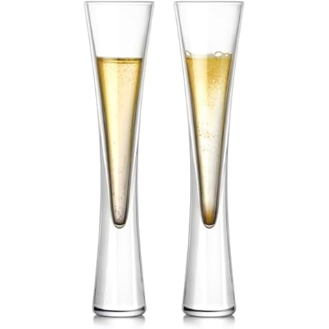 NUTRIUPS 145ml Hand Blown Champagne Flutes Cover