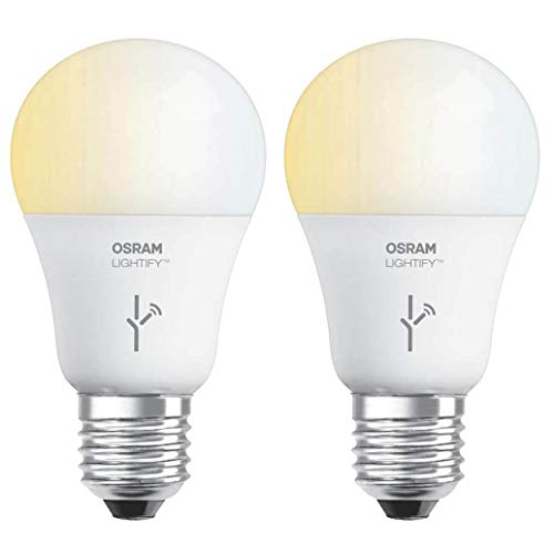 Sylvania Osram Lightify 60 Watt A19 Tunable Smart Home LED Light Bulb (2 Pack) - //coolthings.us