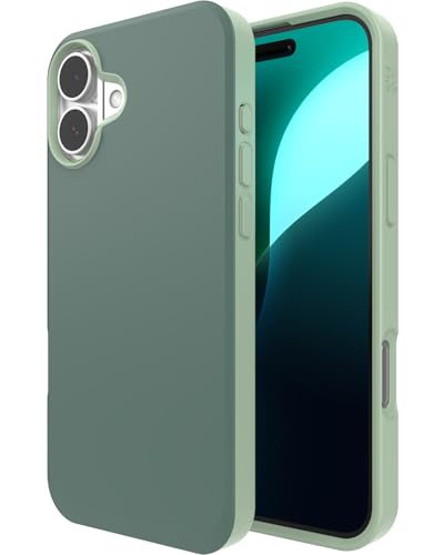 Coque iPhone 16 Plus MagSafe ZAGG SoHo vert pour le quotidien
